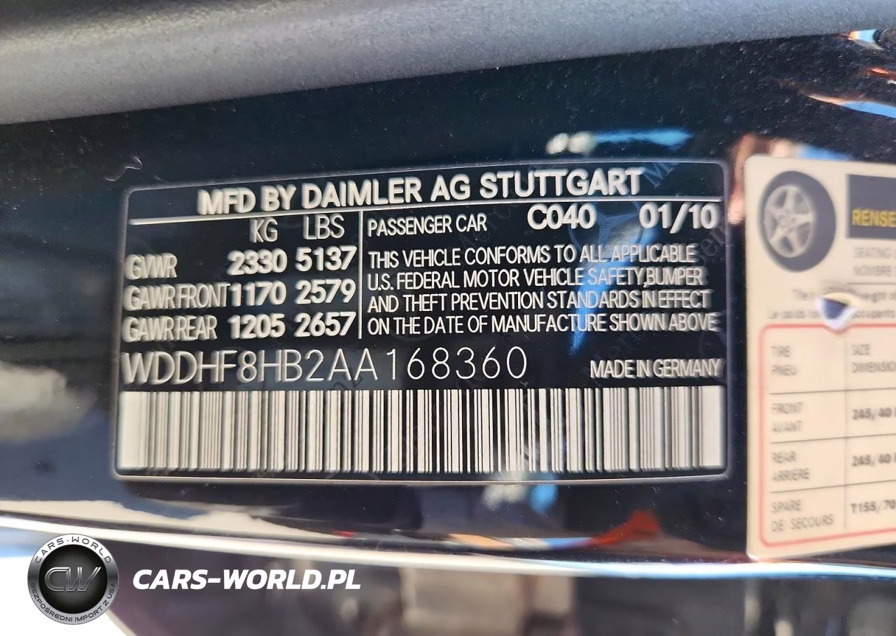 2010 Mercedes-Benz E 350 4Matic VIN:WDDHF8HB2AA168360 - 12