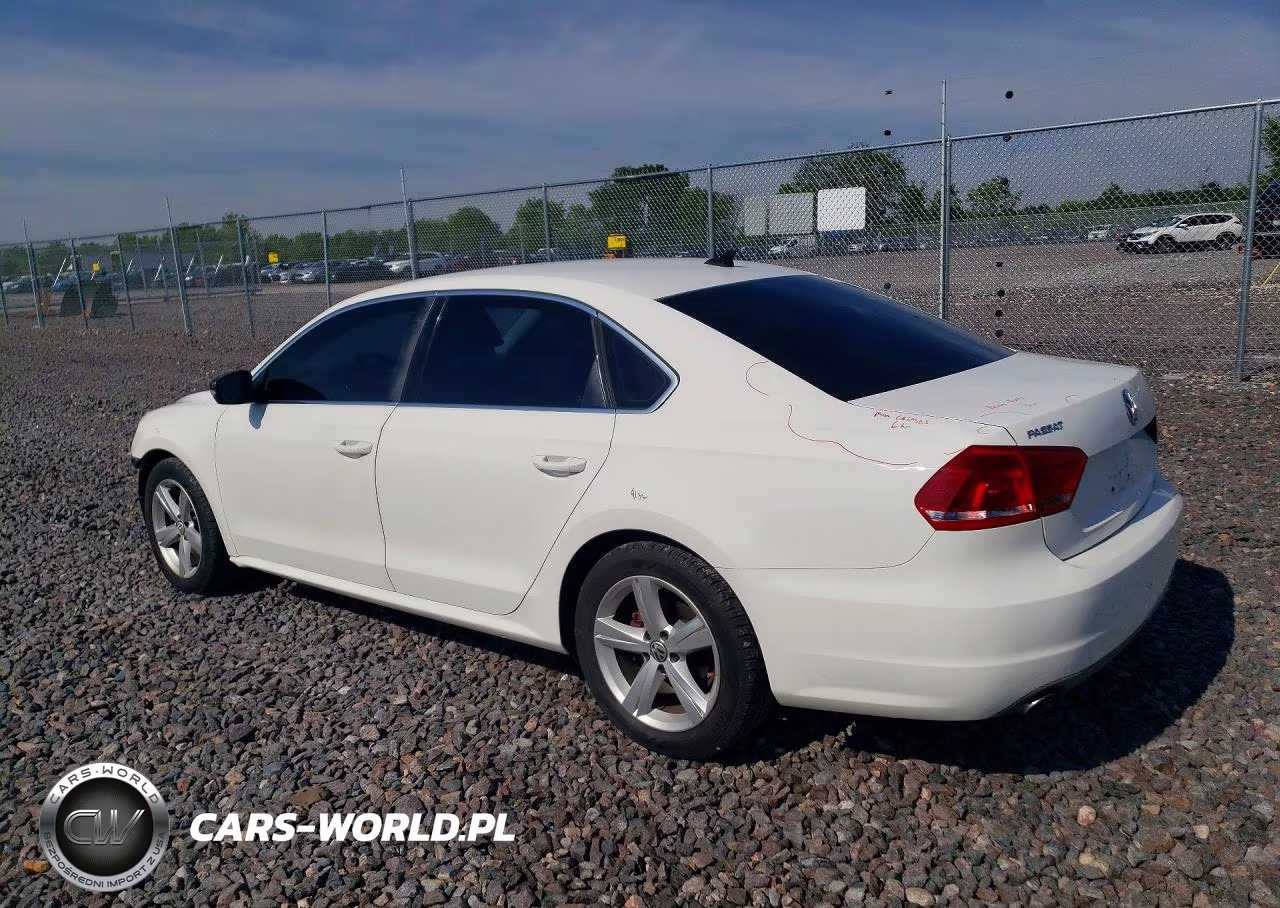 2012 Volkswagen Passat Se VIN:1VWBP7A37CC079687 - 2