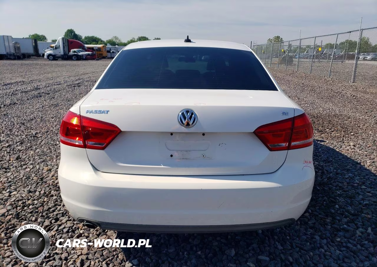 2012 Volkswagen Passat Se VIN:1VWBP7A37CC079687 - 6