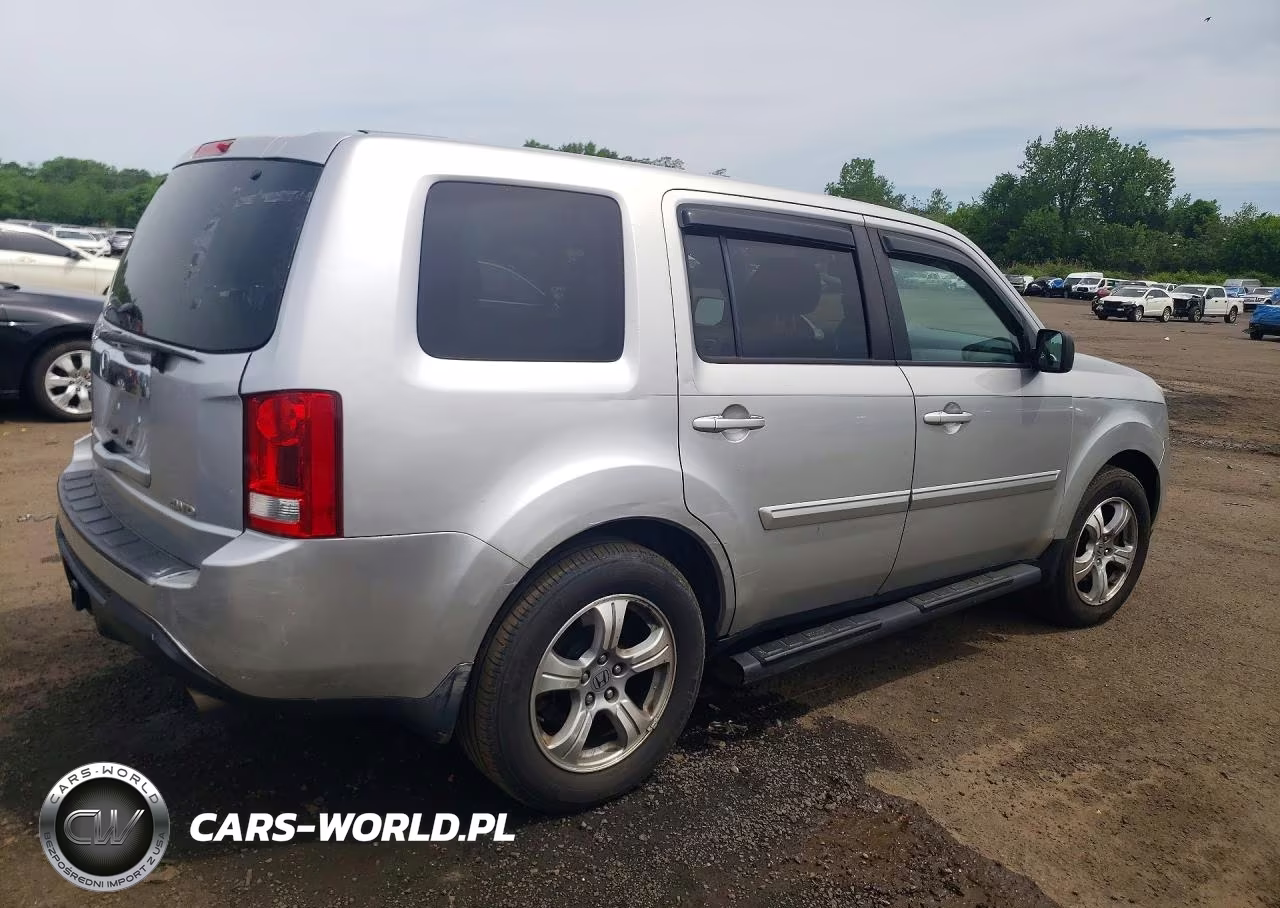 2013 Honda Pilot Exl VIN:5FNYF4H59DB006833 - 3