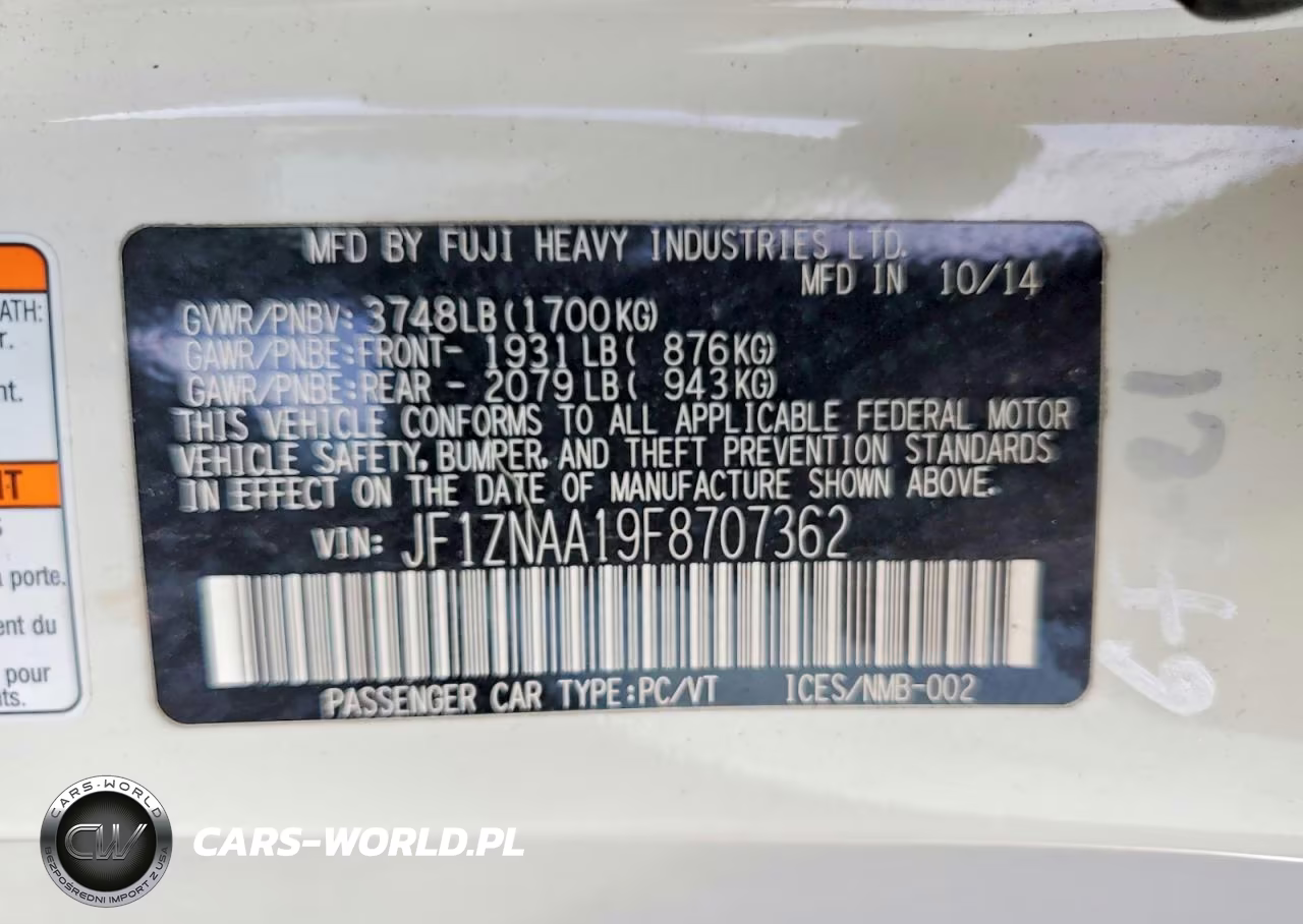 2015 Scion Fr-S Base VIN:JF1ZNAA19F8707362 - 12