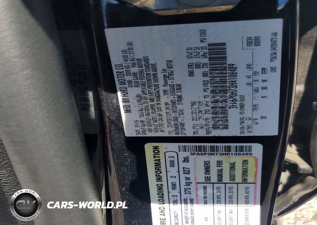 2017 Ford Fusion Se VIN:3FA6P0H73HR108489 - 12