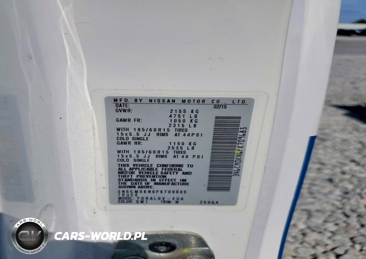 2015 Nissan Nv200 Sv VIN:3N6CM0KN6FK709685 - 14