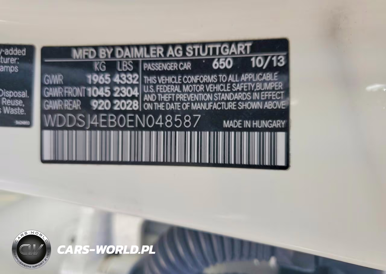 2014 Mercedes-Benz Cla 250 VIN:WDDSJ4EB0EN048587 - 13