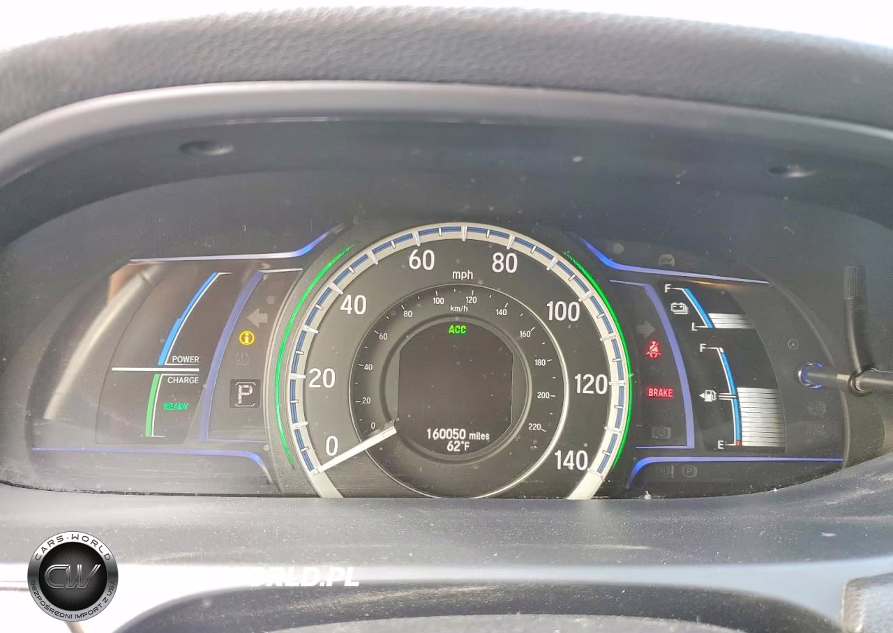 2015 Honda Accord Touring Hybrid VIN:1HGCR6F77FA003847 - 9