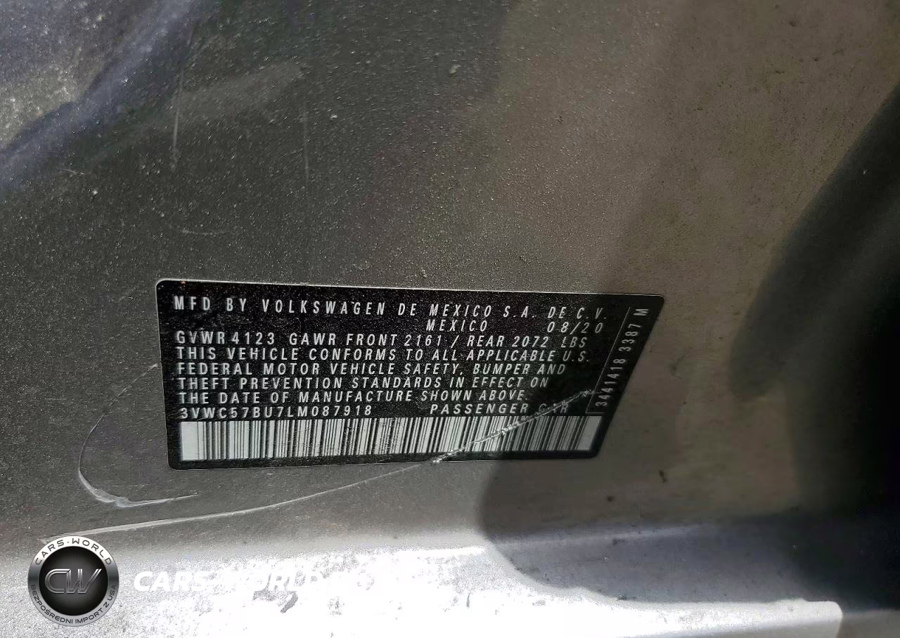 2020 Volkswagen Jetta S VIN:3VWC57BU7LM087918 - 12