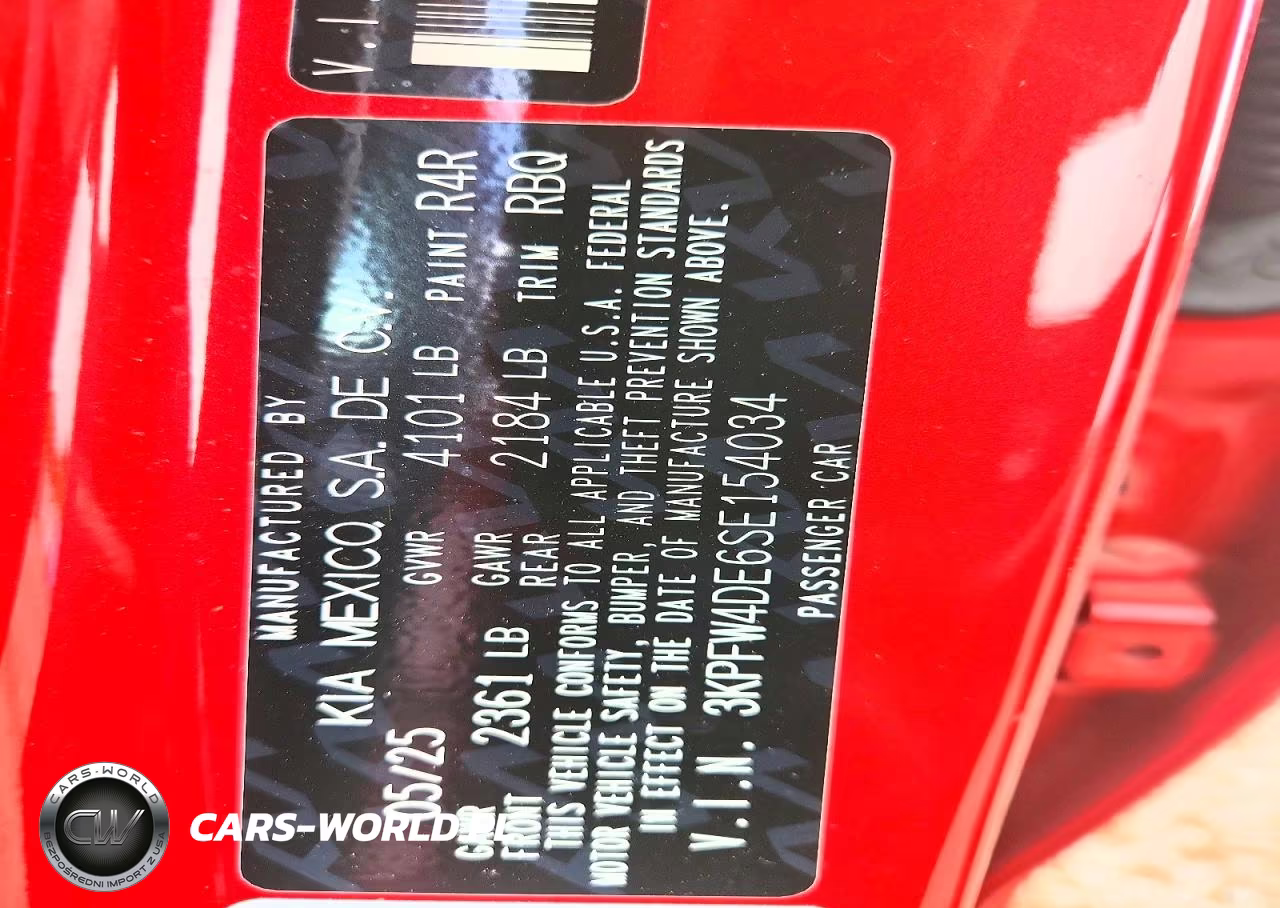 2025 Kia K4 Gt Line VIN:3KPFW4DE6SE154034 - 12