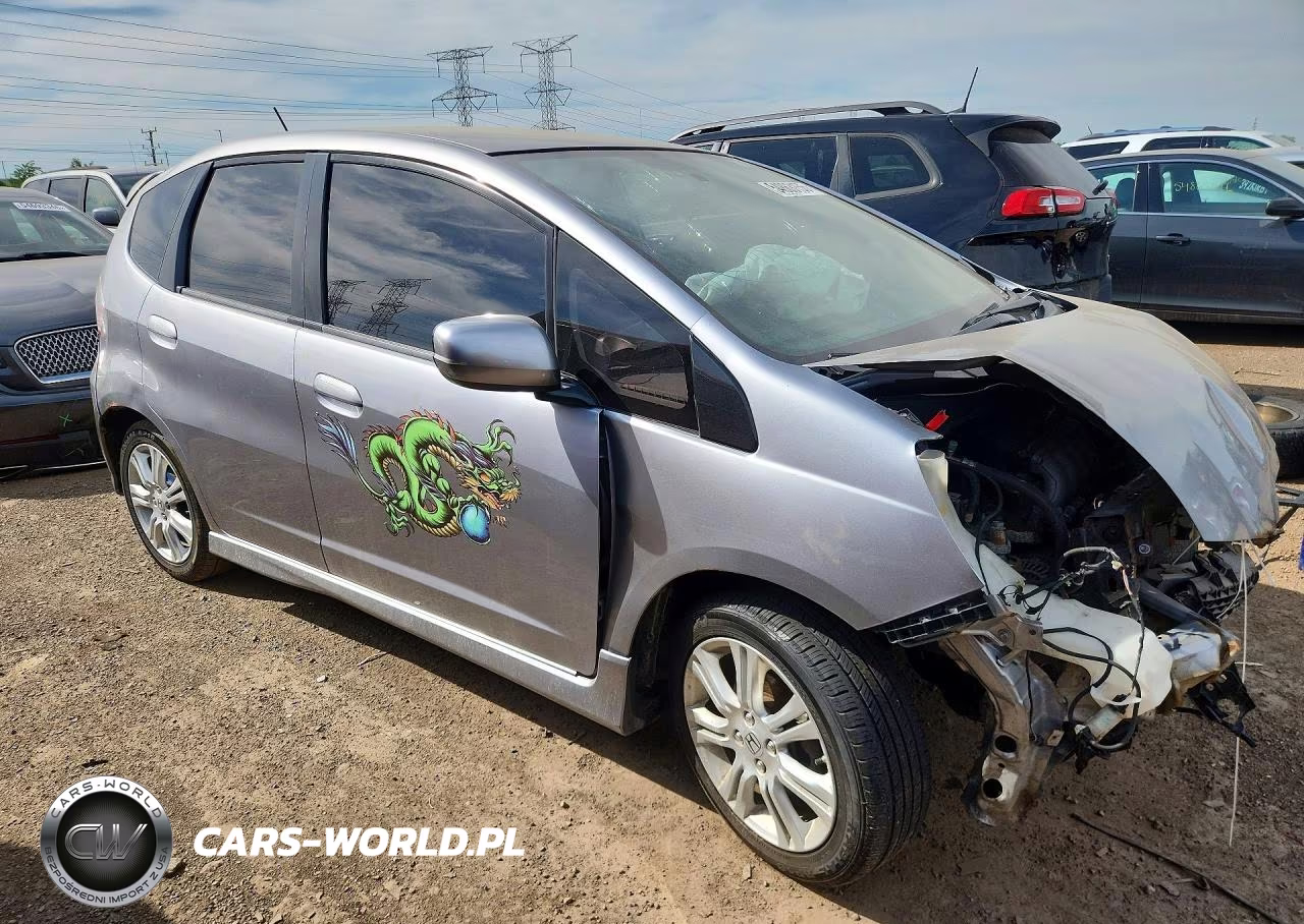2009 Honda Fit Sport VIN:JHMGE87409S053515 - 4