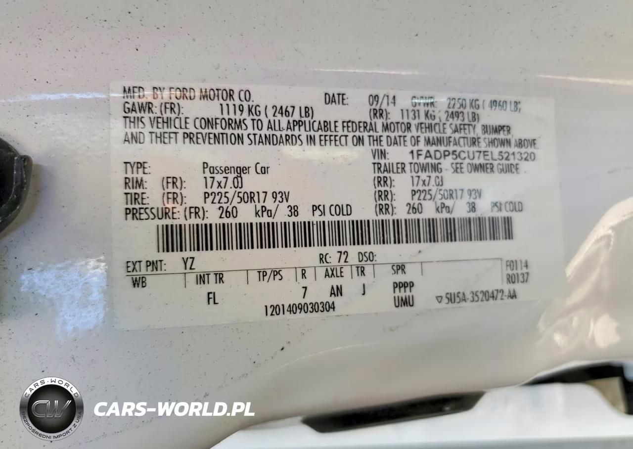 2014 Ford C-Max Premium VIN:1FADP5CU7EL521320 - 12