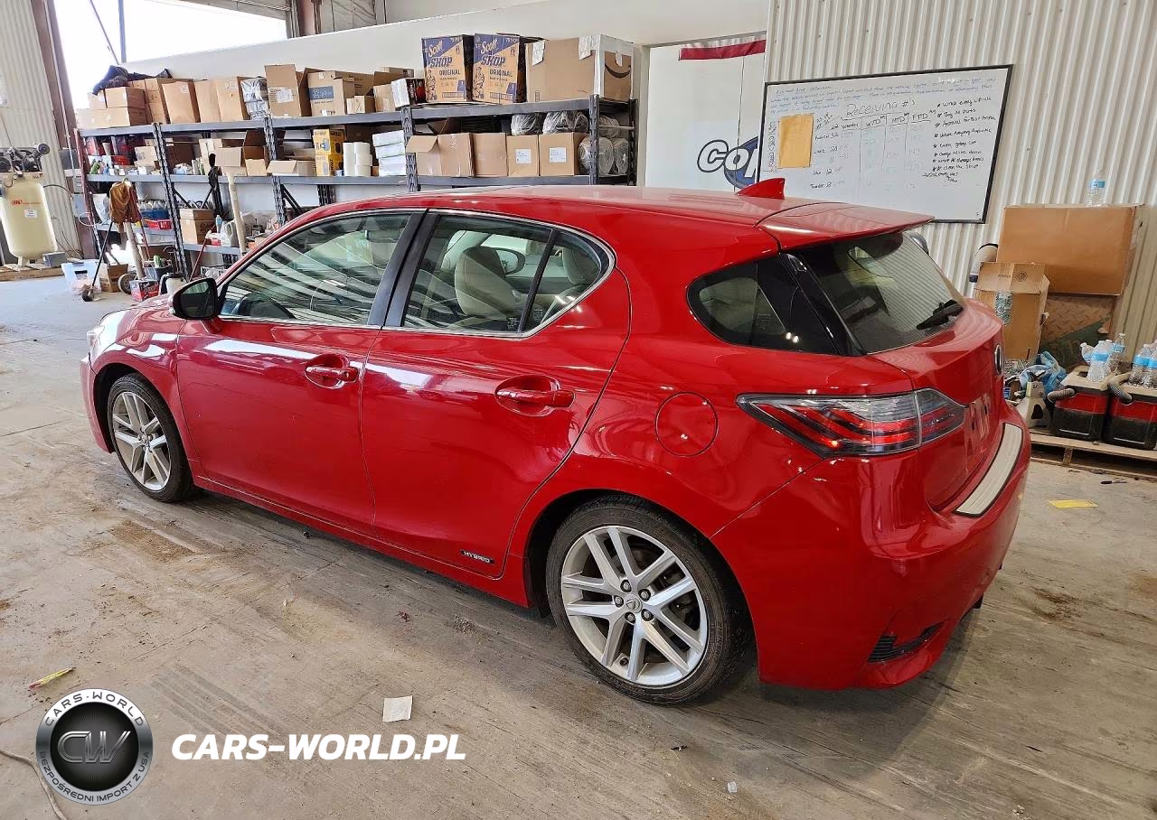 2014 Lexus Ct 200 VIN:JTHKD5BH5E2178543 - 2