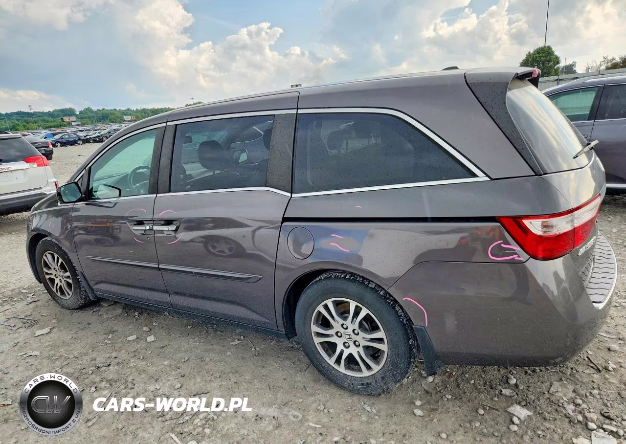 2011 Honda Odyssey Exl VIN:5FNRL5H65BB092537 - 2