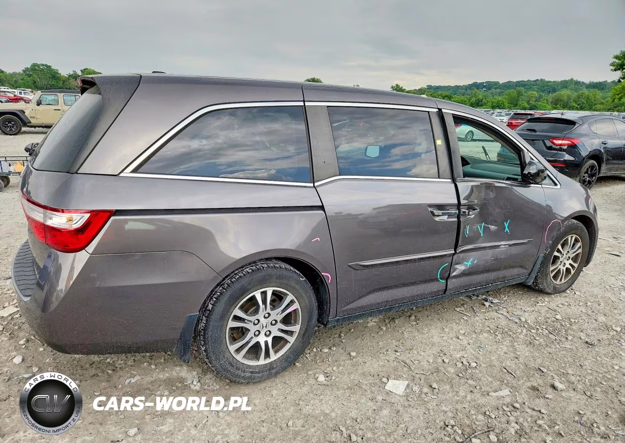 2011 Honda Odyssey Exl VIN:5FNRL5H65BB092537 - 3