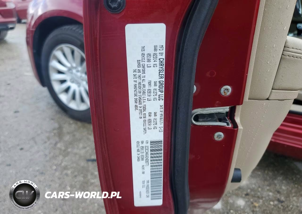 2013 Chrysler 300 VIN:2C3CCAAG4DH698771 - 12