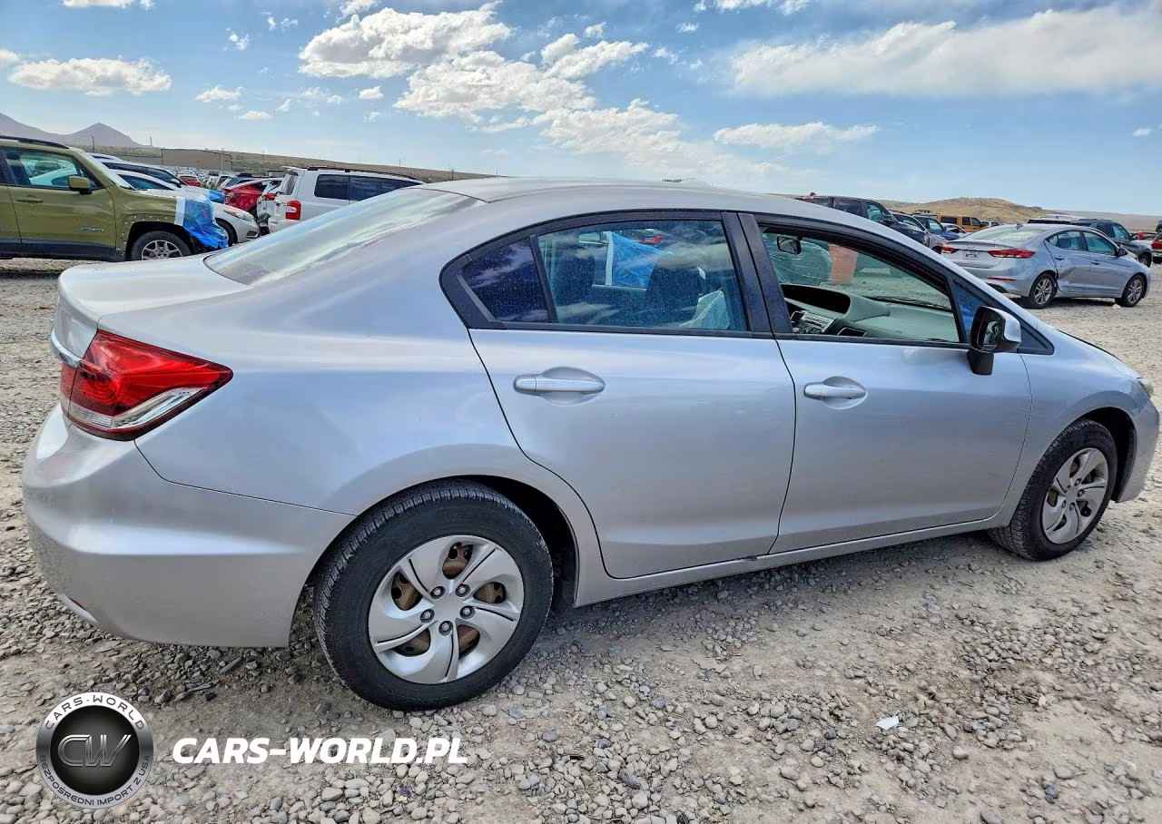 2013 Honda Civic Lx VIN:2HGFB2F50DH590285 - 3