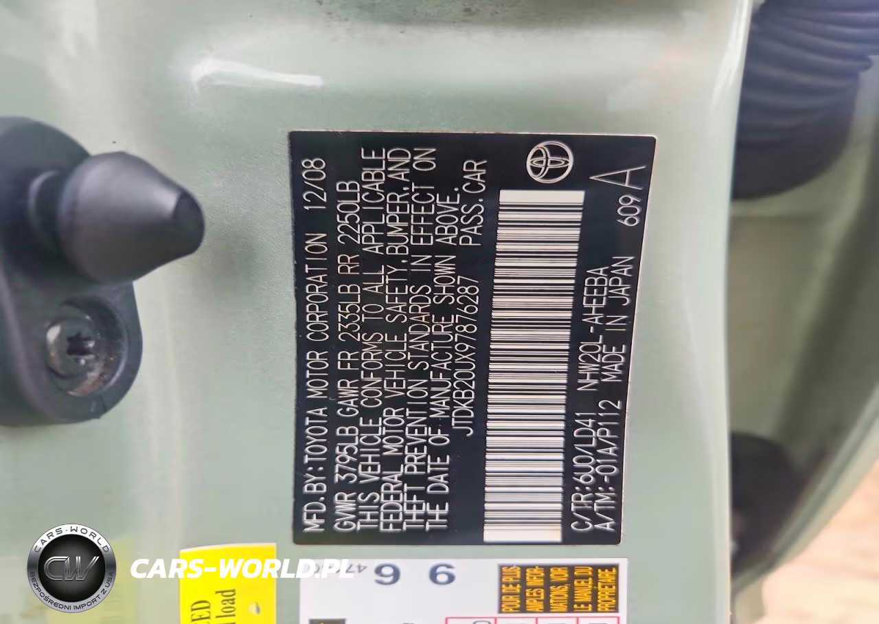 2009 Toyota Prius Touring VIN:JTDKB20UX97876287 - 12