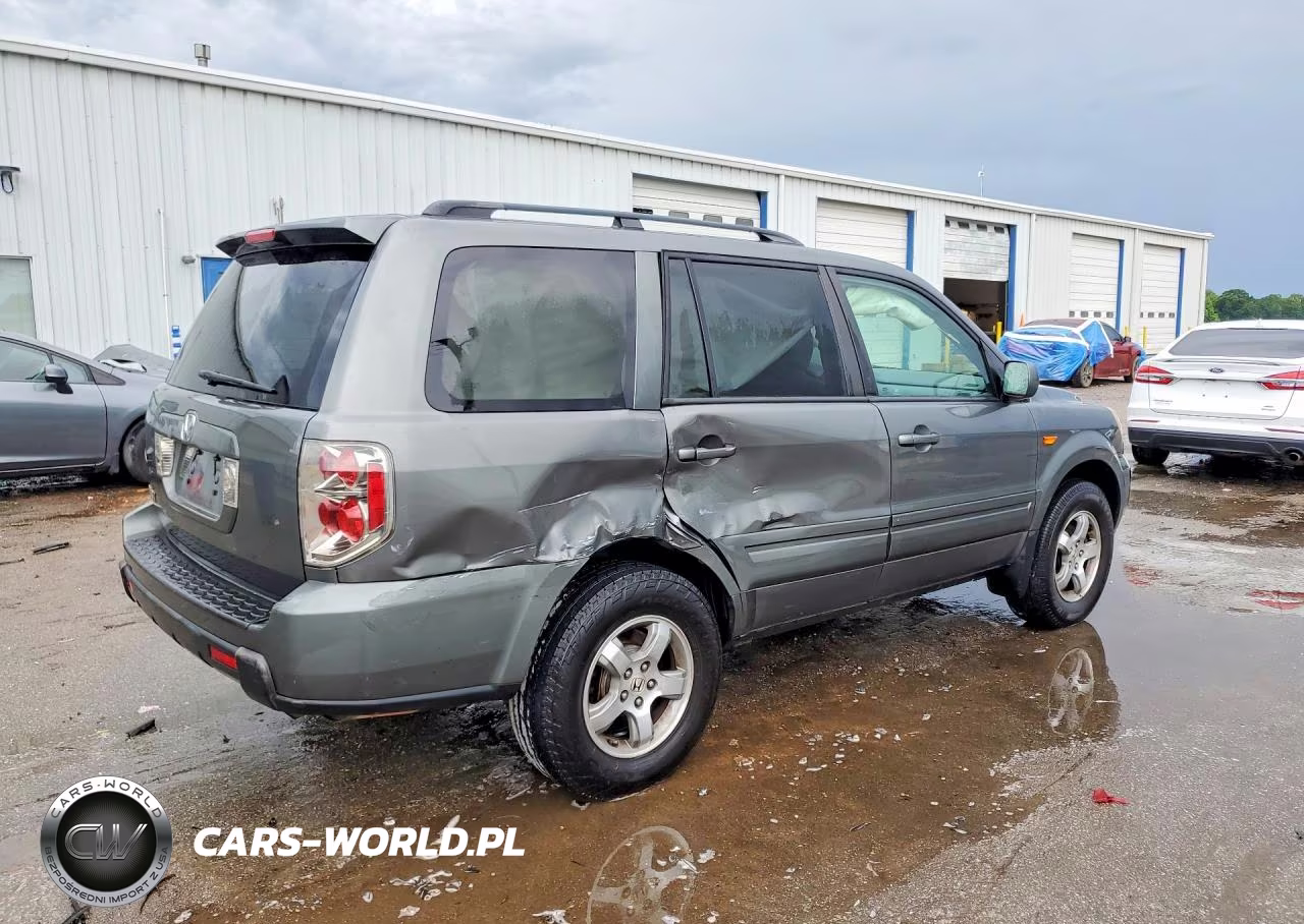 2008 Honda Pilot Exl VIN:5FNYF285X8B007404 - 3