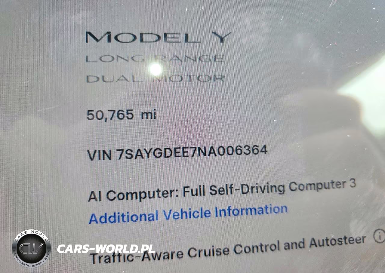 2022 Tesla Model Y VIN:7SAYGDEE7NA006364 - 9