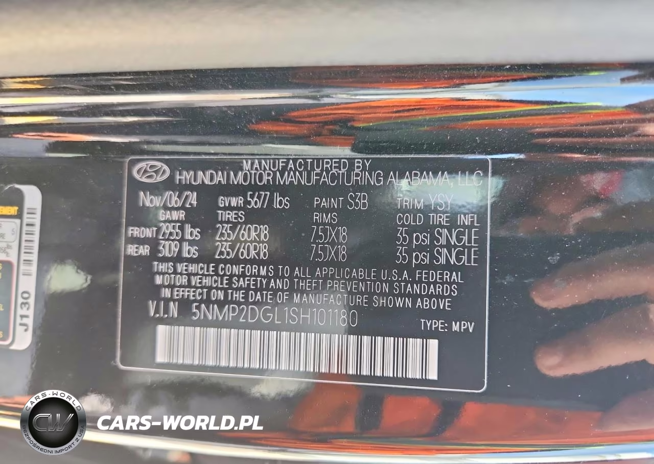 2025 Hyundai Santa Fe Sel VIN:5NMP2DGL1SH101180 - 13