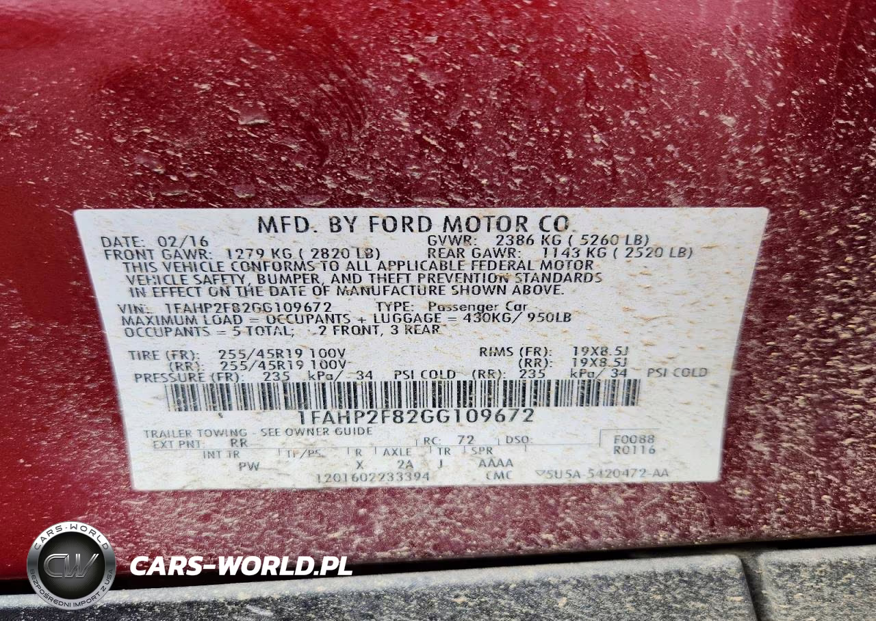2016 Ford Taurus Limited VIN:1FAHP2F82GG109672 - 12