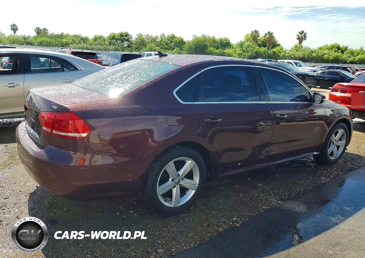 2014 Volkswagen Passat S VIN:1VWAT7A32EC054836 - 3