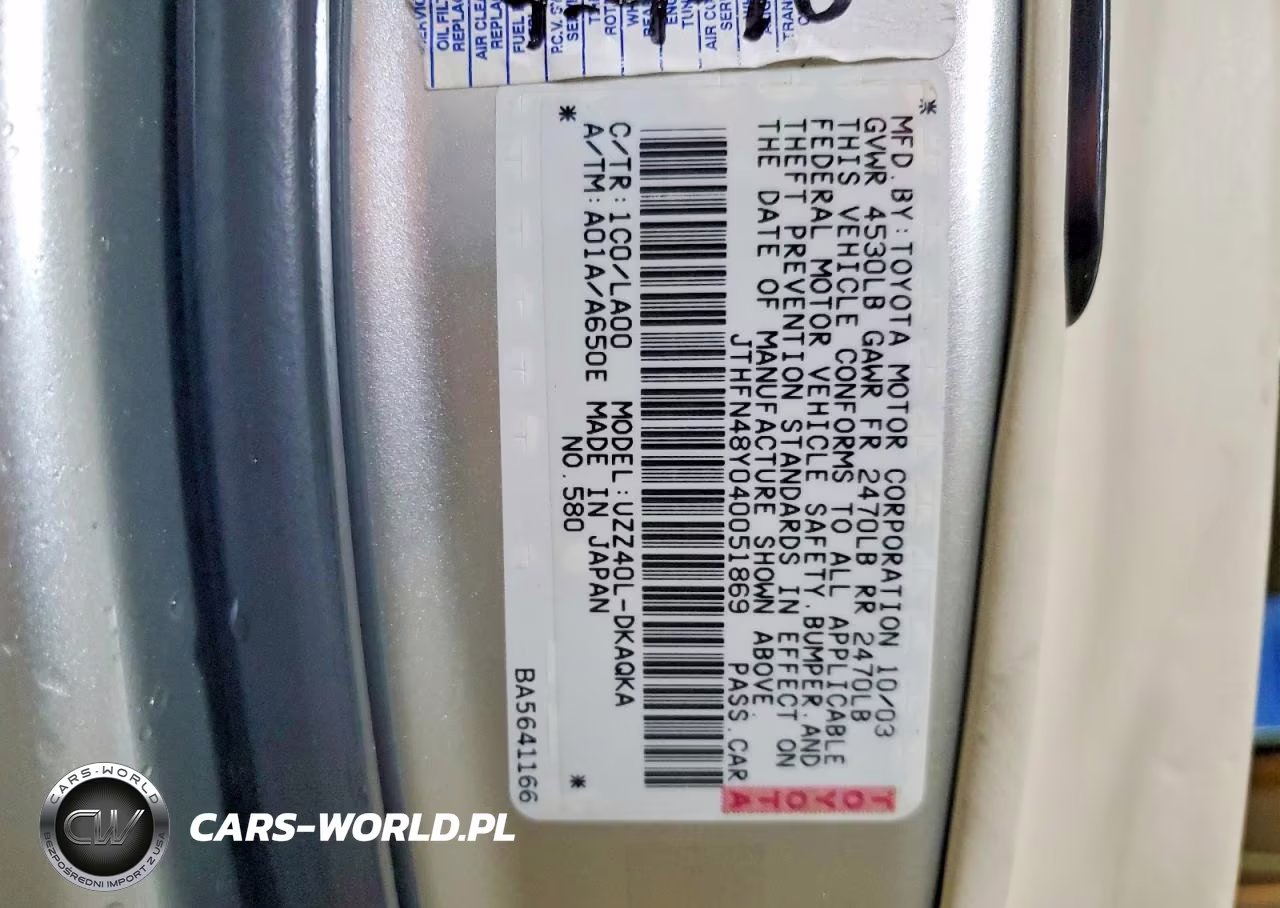 2004 Lexus Sc 430 VIN:JTHFN48Y040051869 - 12