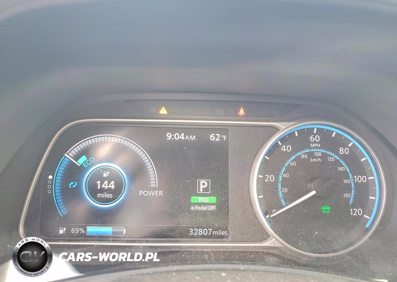 2020 Nissan Leaf Sv Plus VIN:1N4BZ1CPXLC307147 - 9