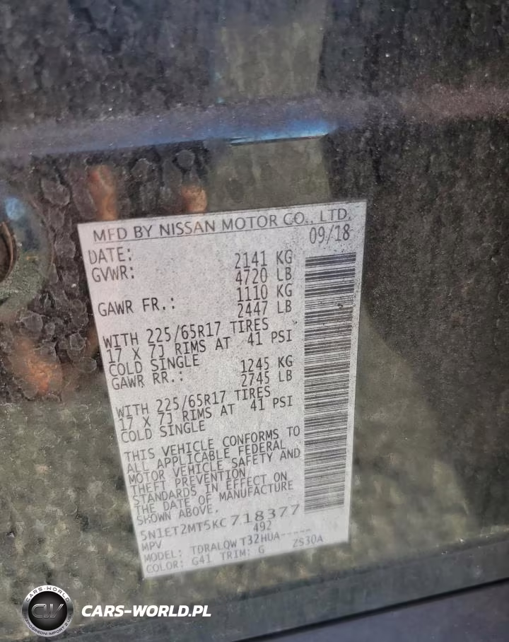 2019 Nissan Rogue Hybrid Sv VIN:5N1ET2MT5KC718377 - 13