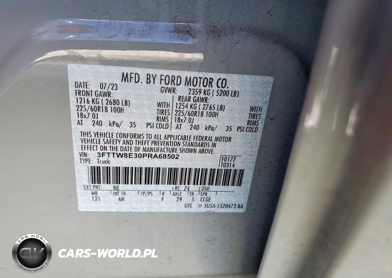 2023 Ford Maverick Xl VIN:3FTTW8E30PRA68502 - 13
