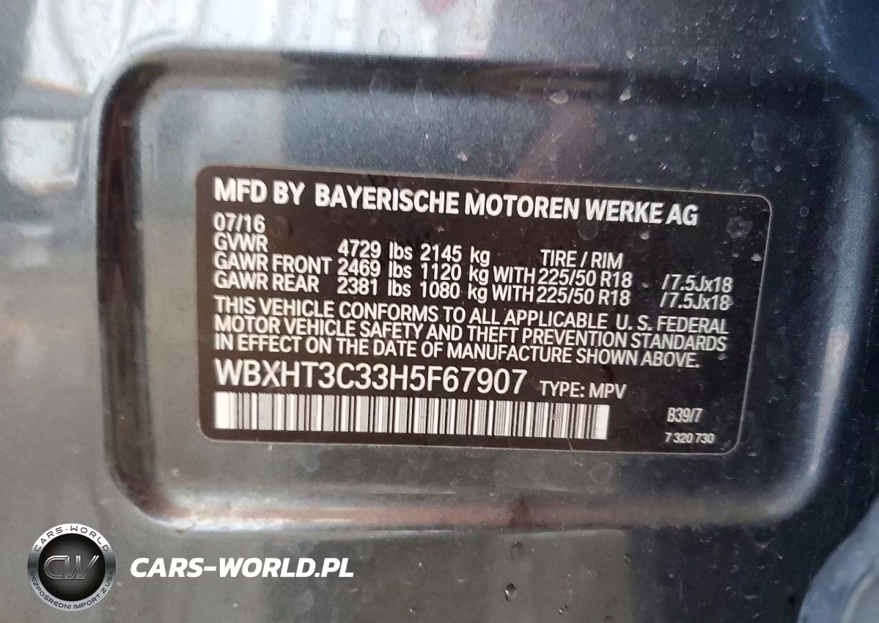 2017 BMW X1 xDrive28I VIN:WBXHT3C33H5F67907 - 14