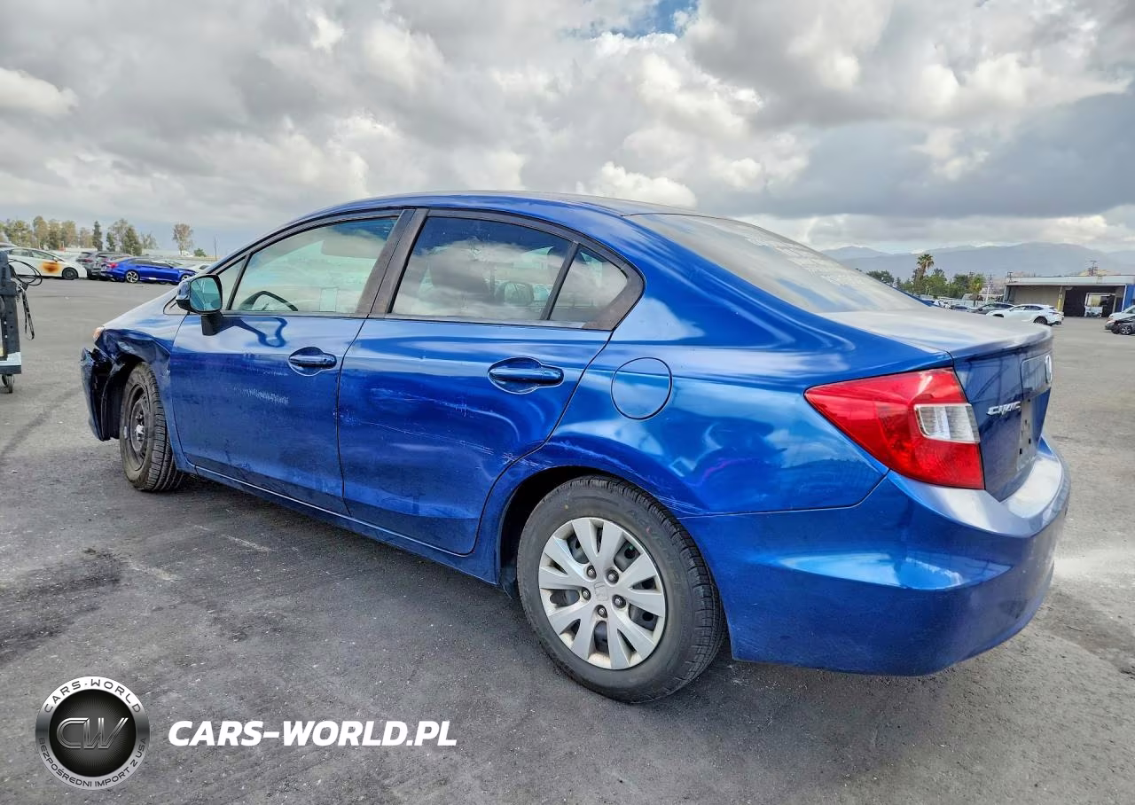 2012 Honda Civic Lx VIN:19XFB2F56CE302620 - 2