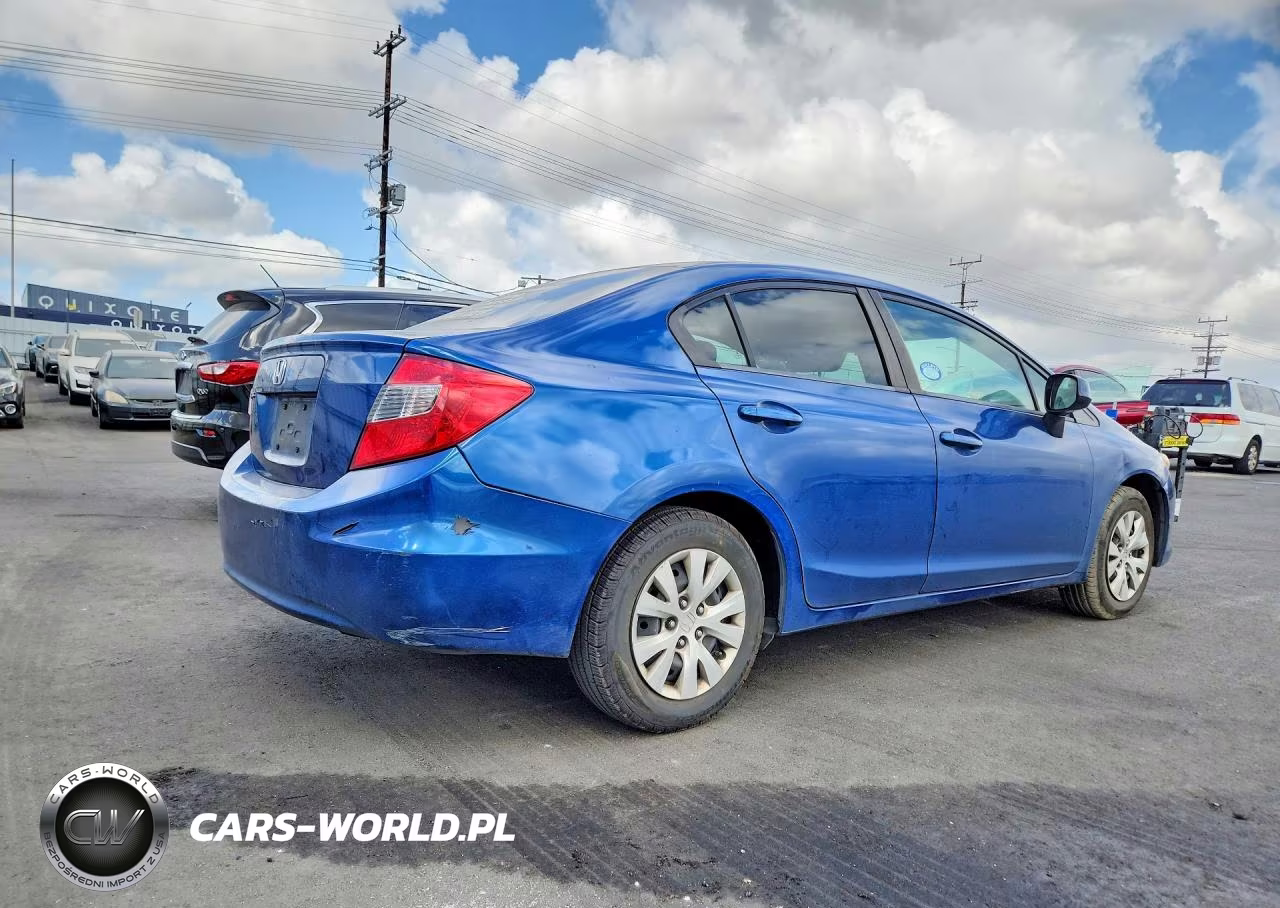 2012 Honda Civic Lx VIN:19XFB2F56CE302620 - 3