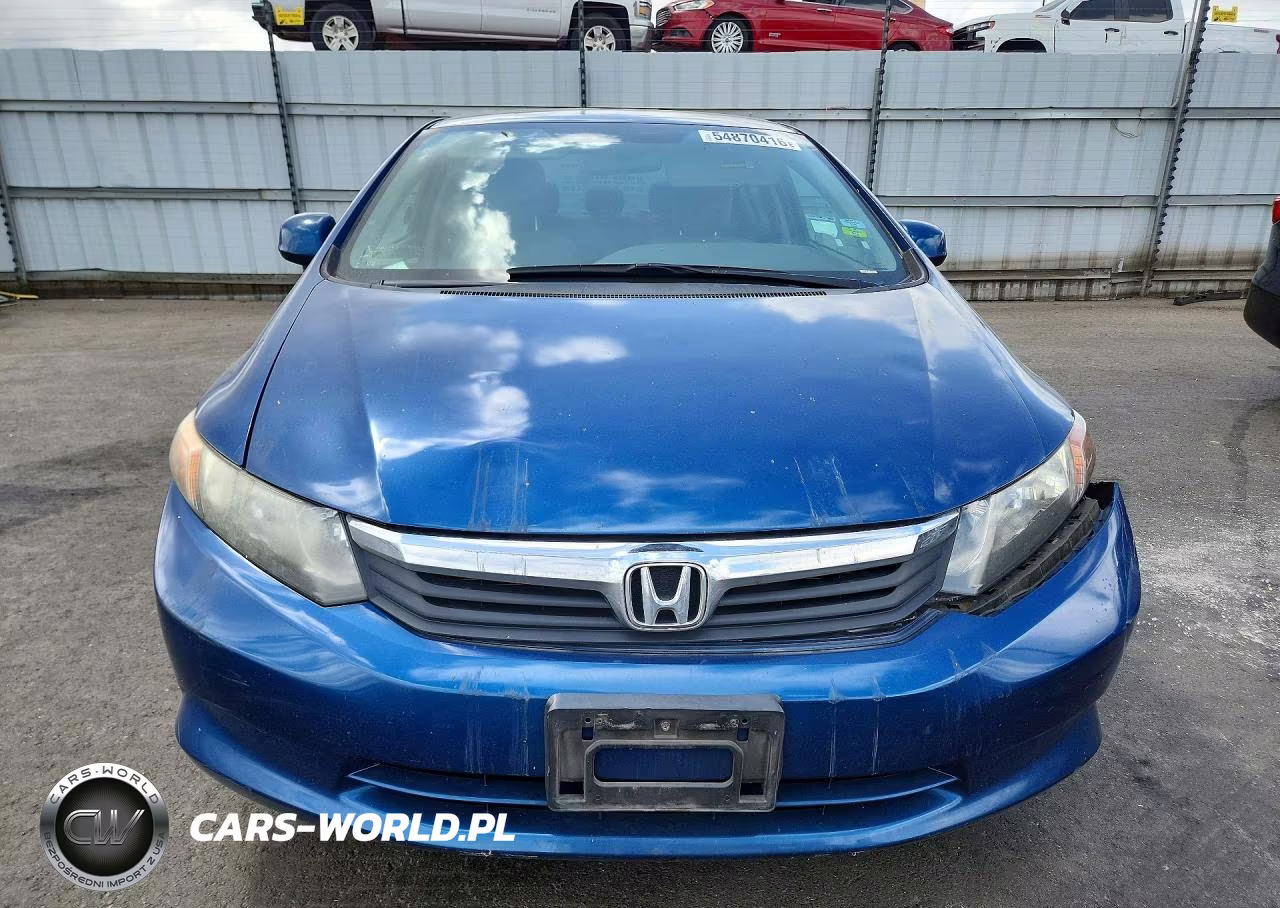 2012 Honda Civic Lx VIN:19XFB2F56CE302620 - 5