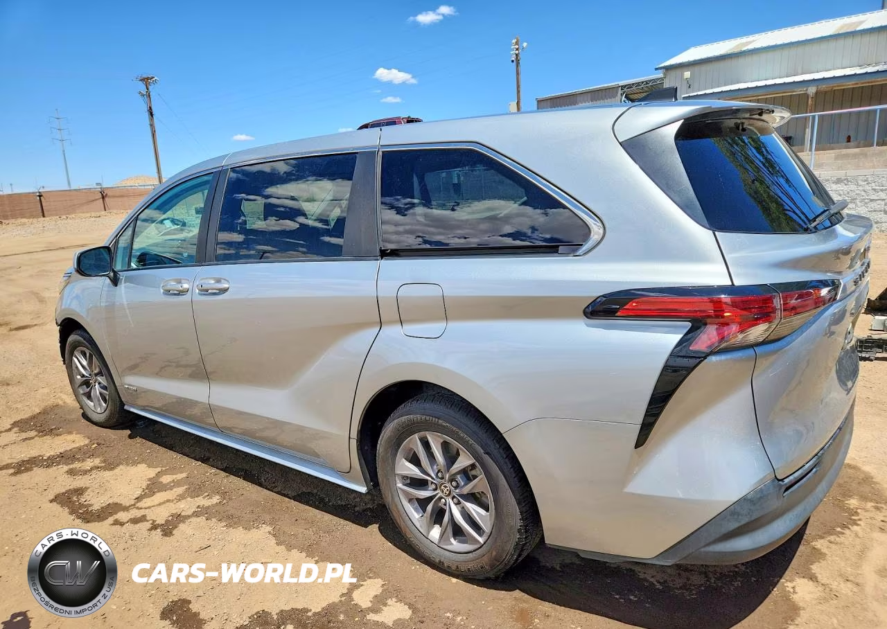 2021 Toyota Sienna Le VIN:5TDKRKEC3MS043554 - 2
