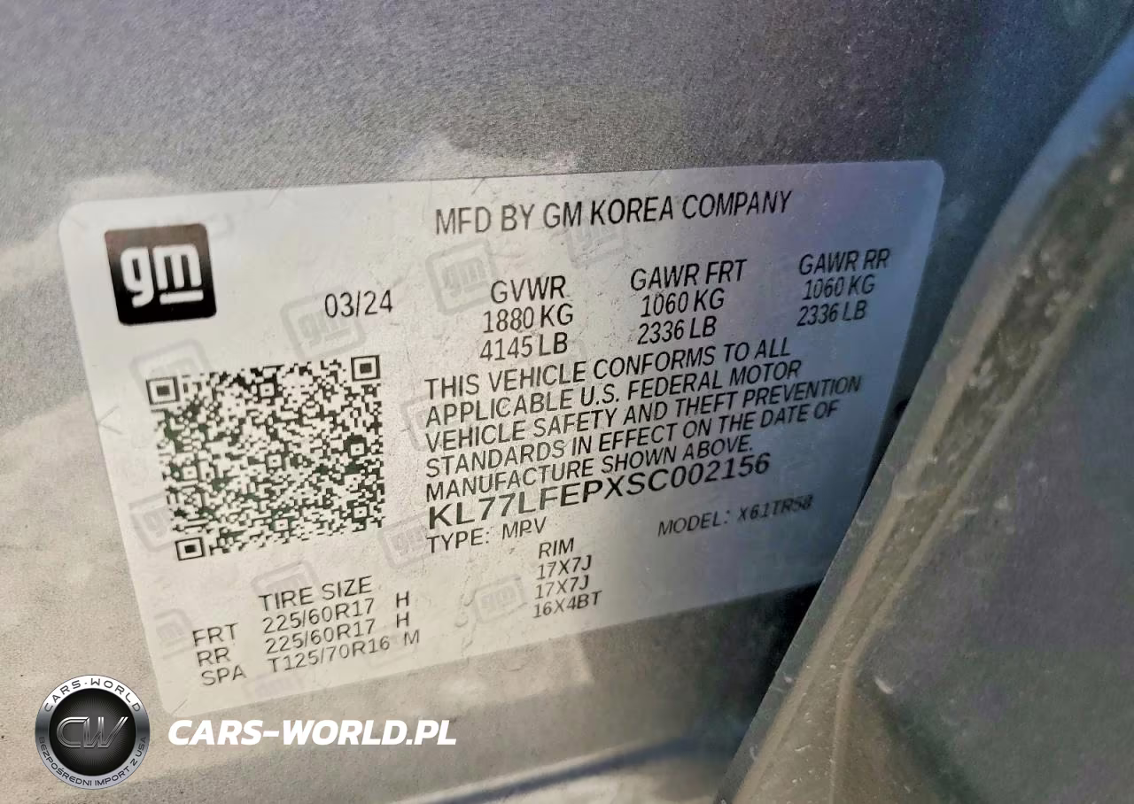 2025 Chevrolet Trax Ls VIN:KL77LFEPXSC002156 - 13