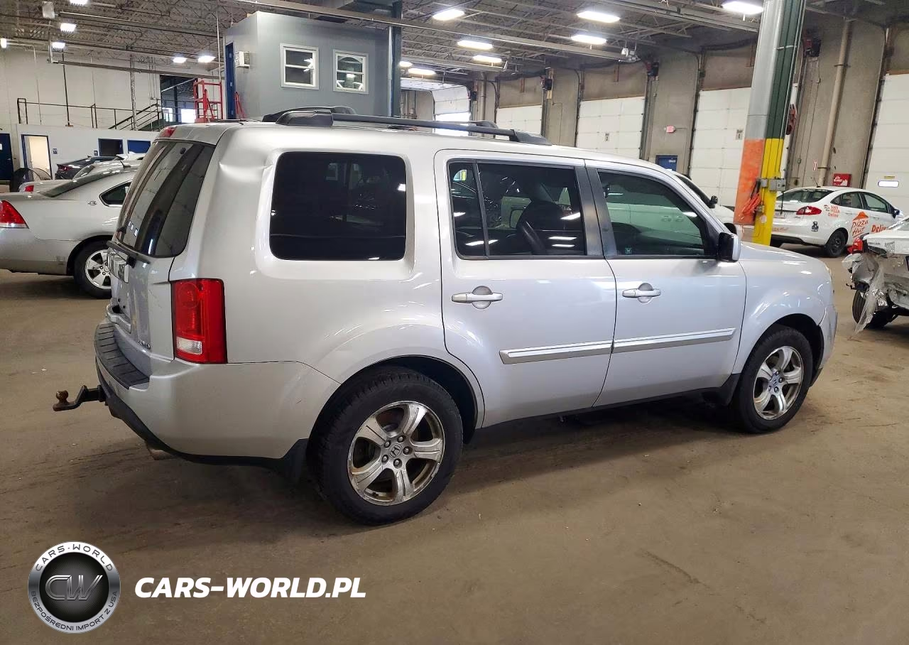 2012 Honda Pilot Exl VIN:5FNYF4H6XCB028556 - 3