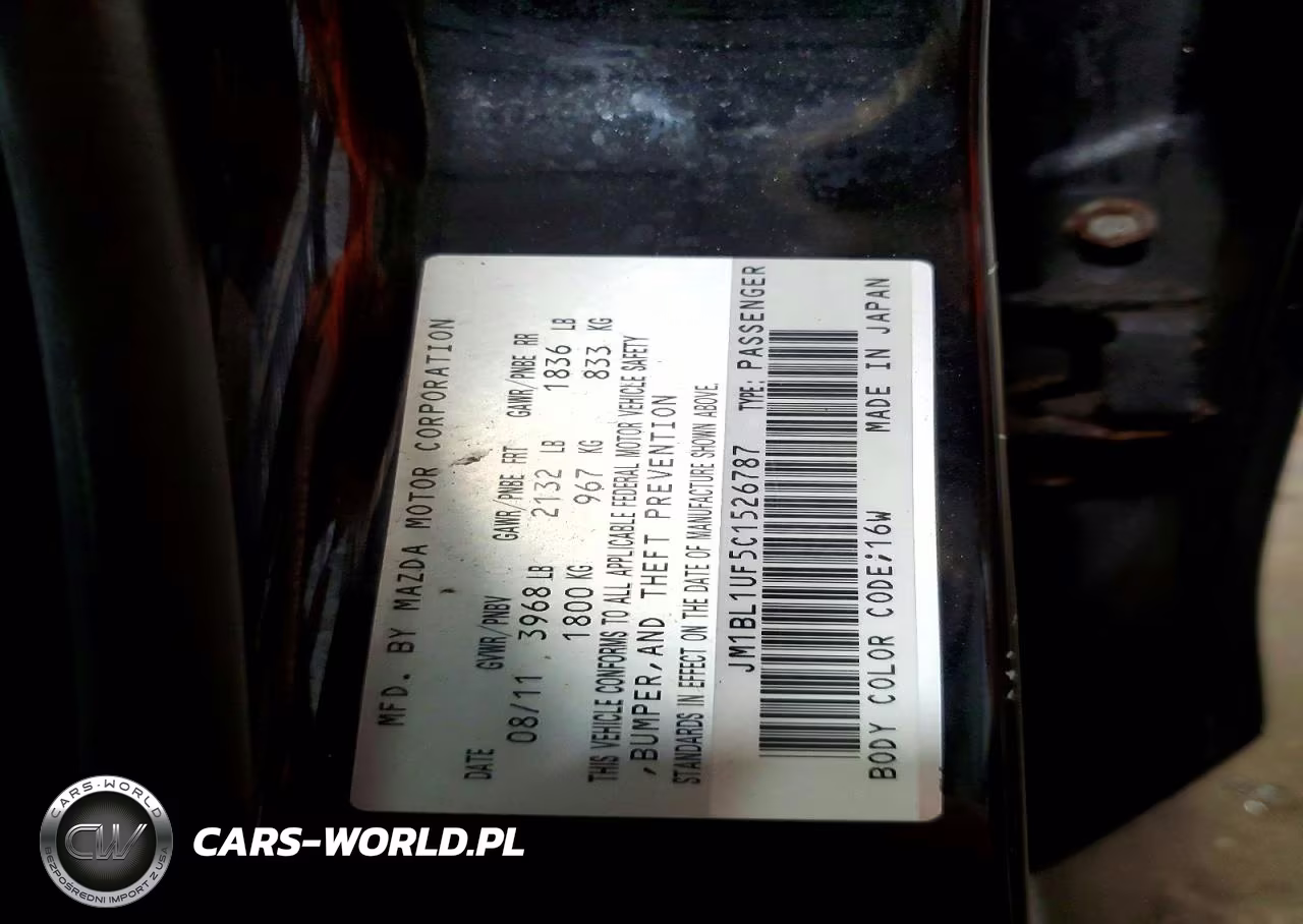 2012 Mazda 3 I VIN:JM1BL1UF5C1526787 - 12