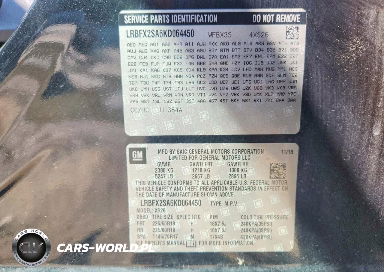 2019 Buick Envision Essence VIN:LRBFX2SA6KD064450 - 14