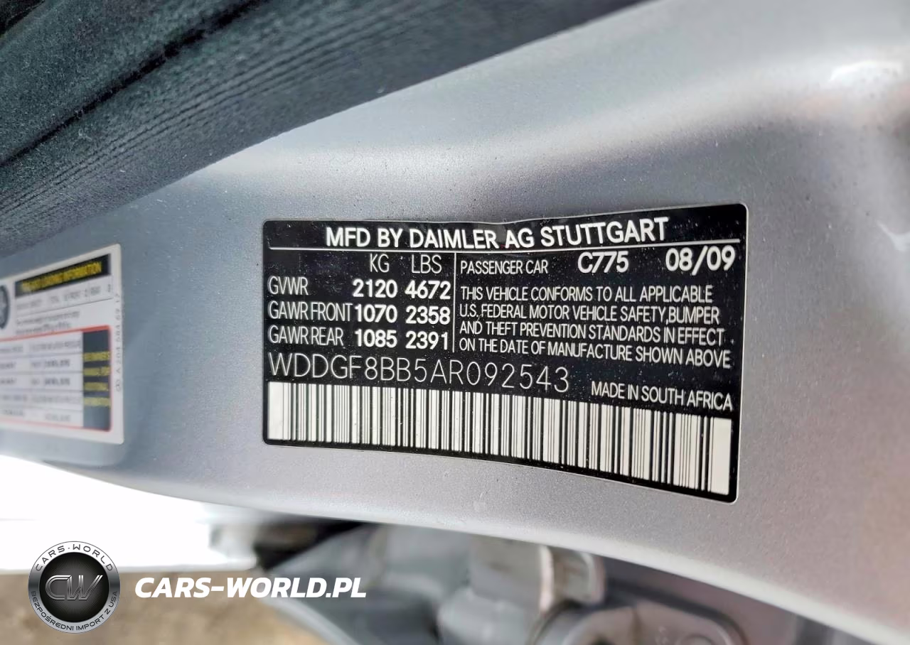 2010 Mercedes-Benz C 300 4Matic VIN:WDDGF8BB5AR092543 - 12