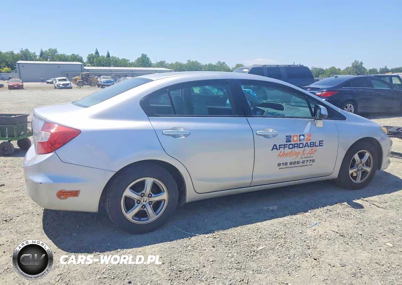 2012 Honda Civic Natural Gas VIN:19XFB5F58CE000599 - 3