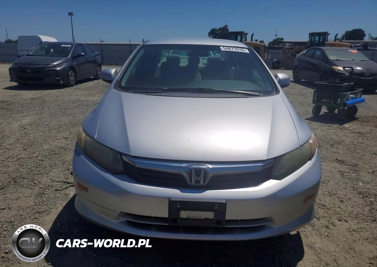 2012 Honda Civic Natural Gas VIN:19XFB5F58CE000599 - 5
