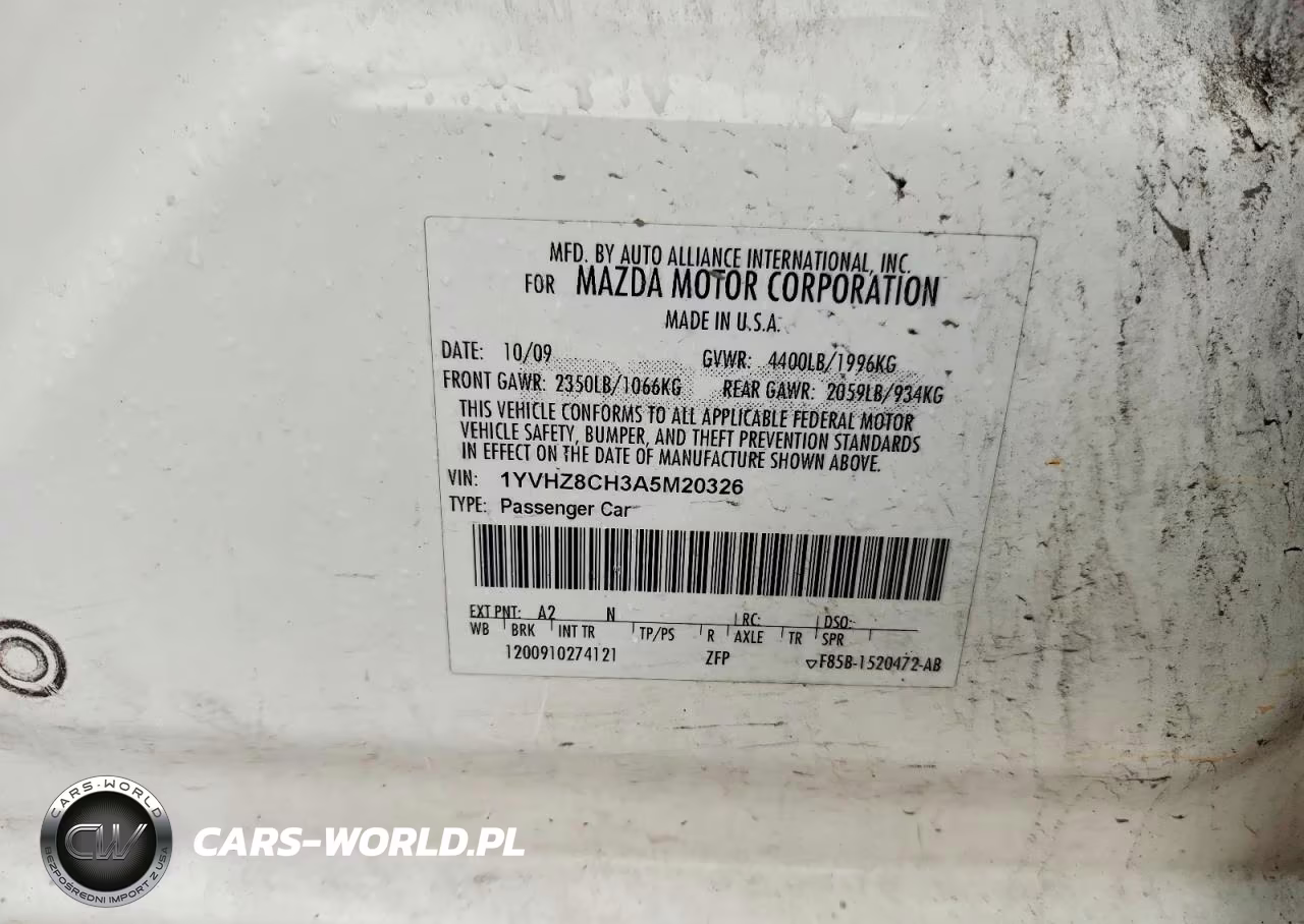 2010 Mazda 6 I VIN:1YVHZ8CH3A5M20326 - 13