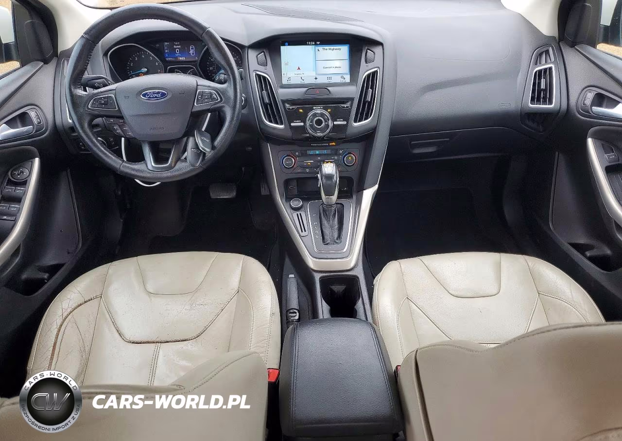 2016 Ford Focus Titanium VIN:1FADP3J27GL369208 - 8