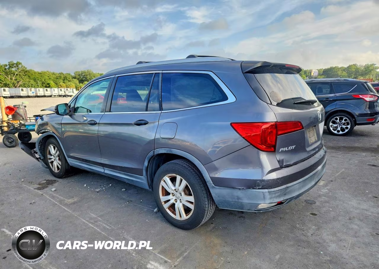 2016 Honda Pilot Lx VIN:5FNYF5H18GB015790 - 2