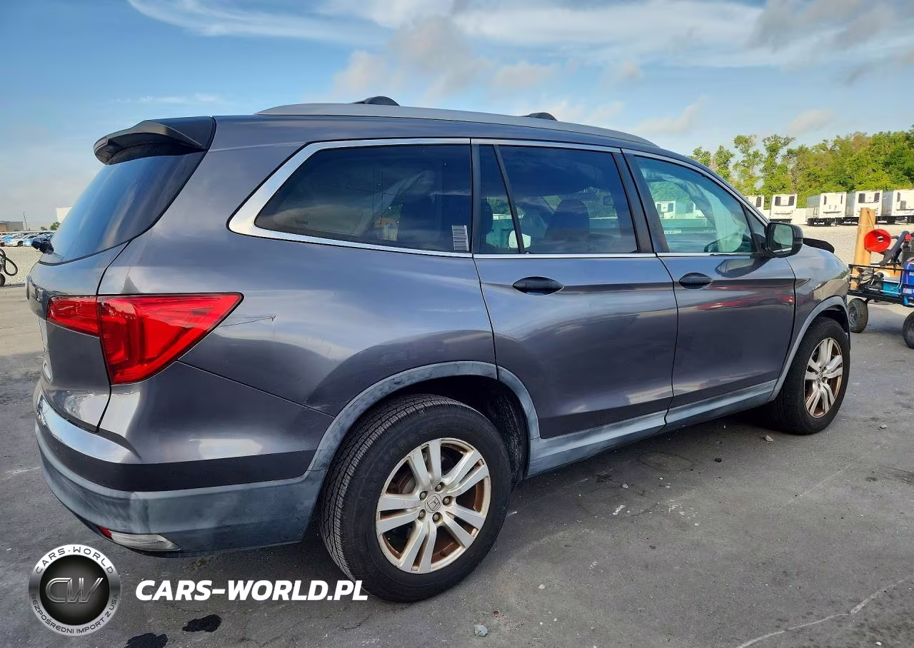 2016 Honda Pilot Lx VIN:5FNYF5H18GB015790 - 3