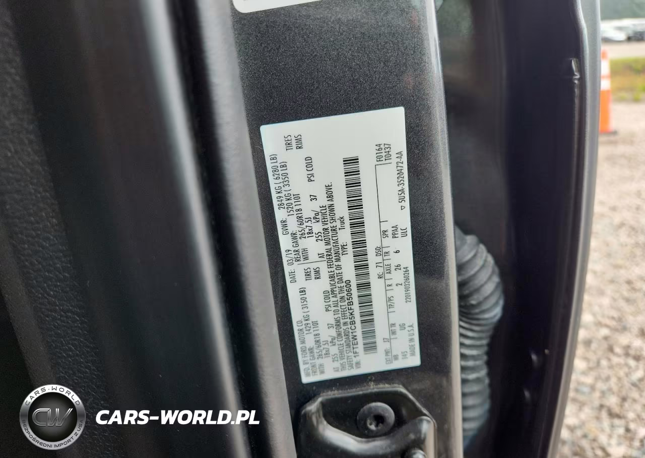 2019 Ford F150 Supercrew VIN:1FTEW1CB5KFB50600 - 12