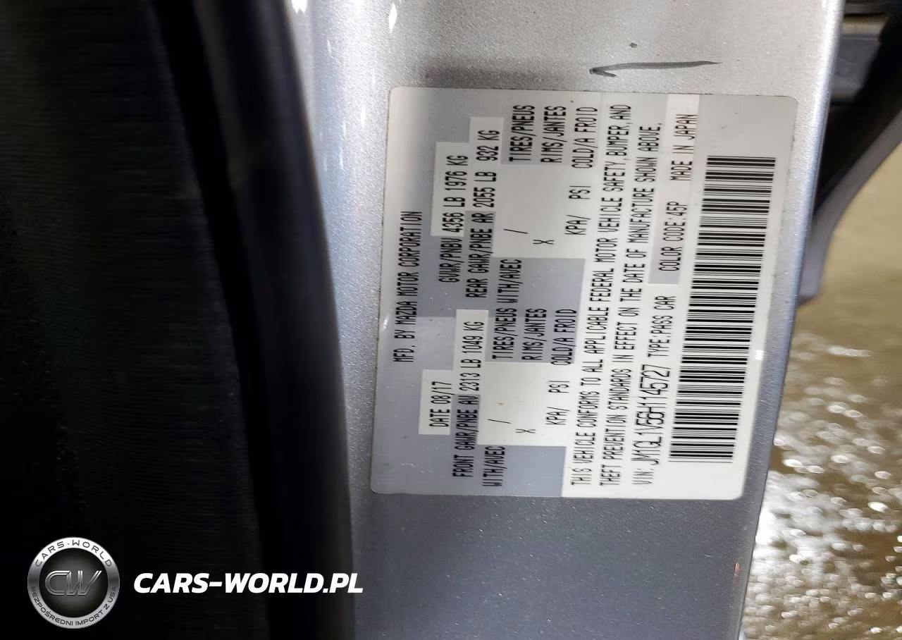 2017 Mazda 6 Touring VIN:JM1GL1V56H1145727 - 13