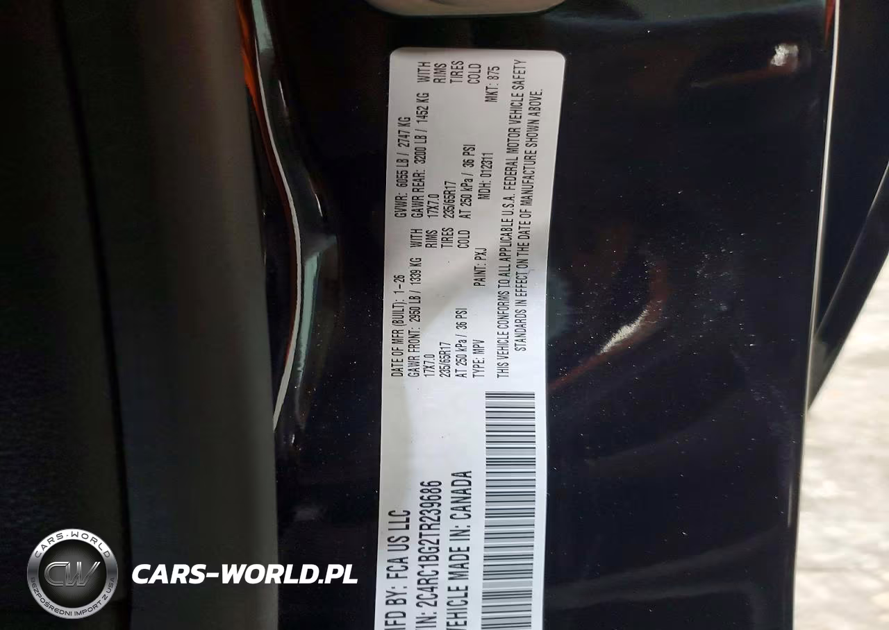 2026 Chrysler Pacifica Select VIN:2C4RC1BG2TR239686 - 13