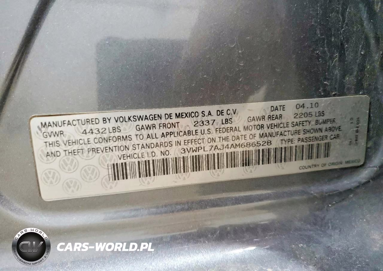 2010 Volkswagen Jetta Tdi VIN:3VWPL7AJ4AM686528 - 13