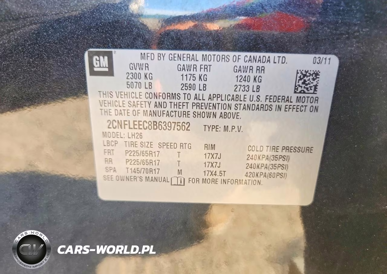 2011 Chevrolet Equinox Lt VIN:2CNFLEEC8B6397562 - 13