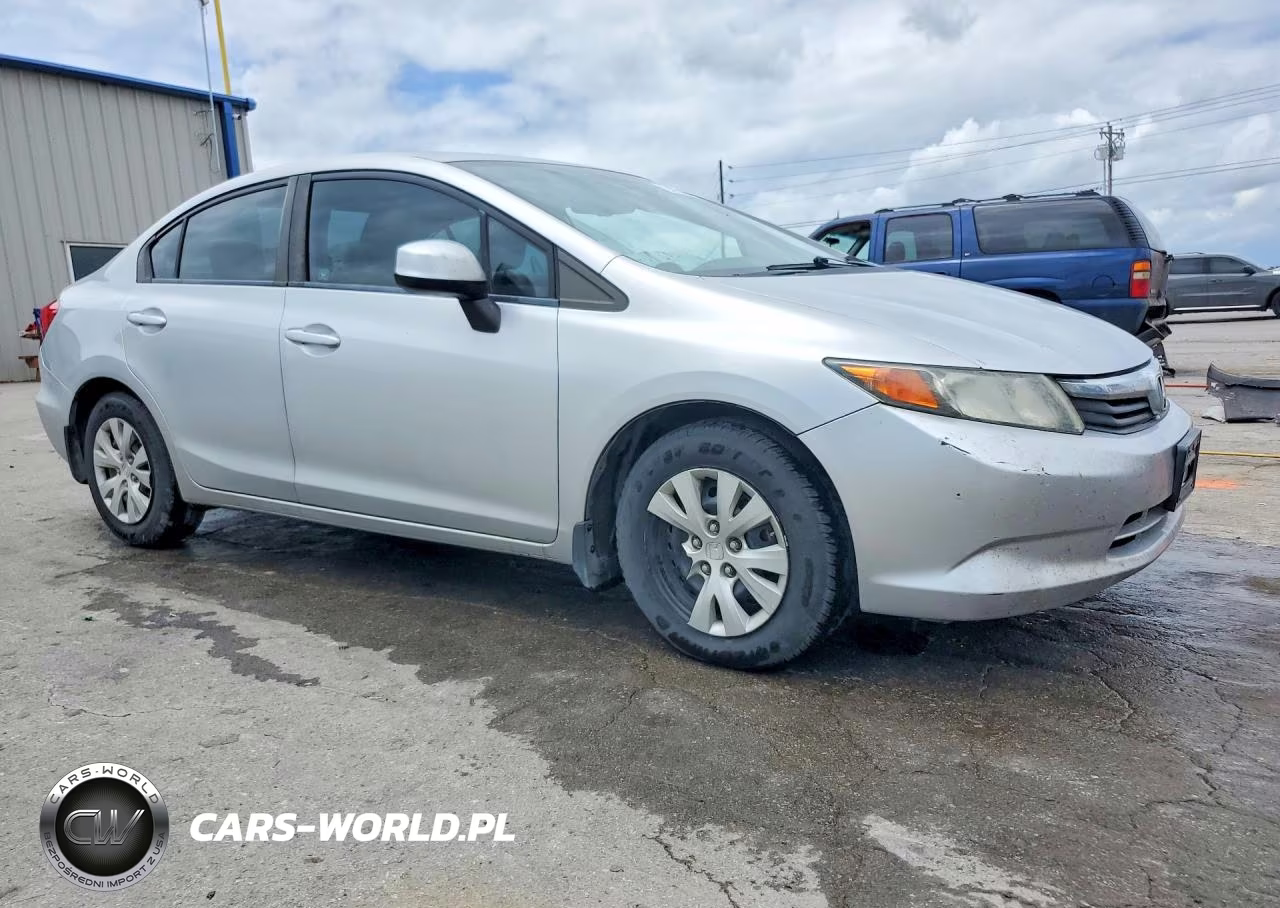 2012 Honda Civic Lx VIN:2HGFB2F52CH328525 - 4